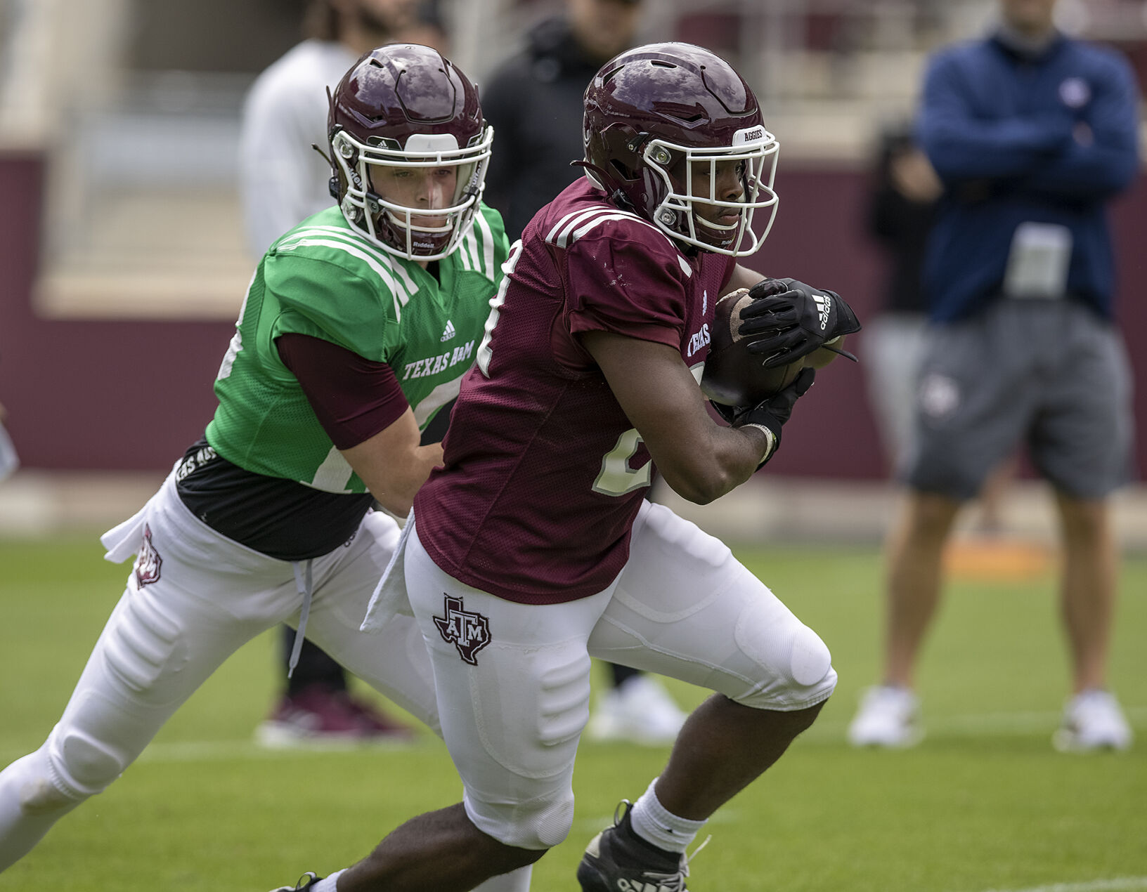 Spring football practice